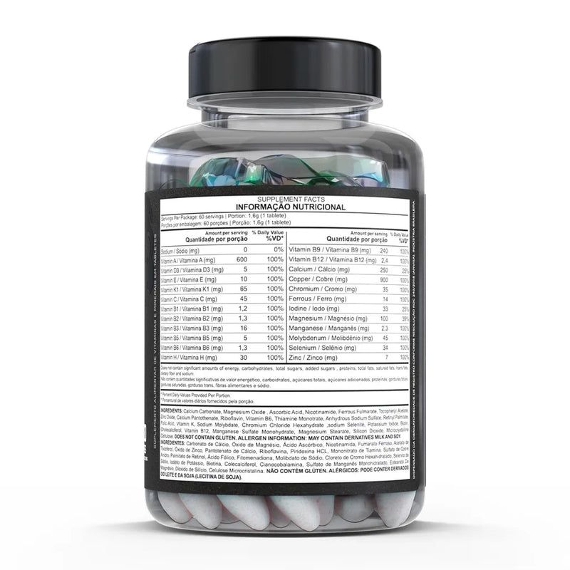 Multivitamínico Dark Lab – 60 Cápsulas