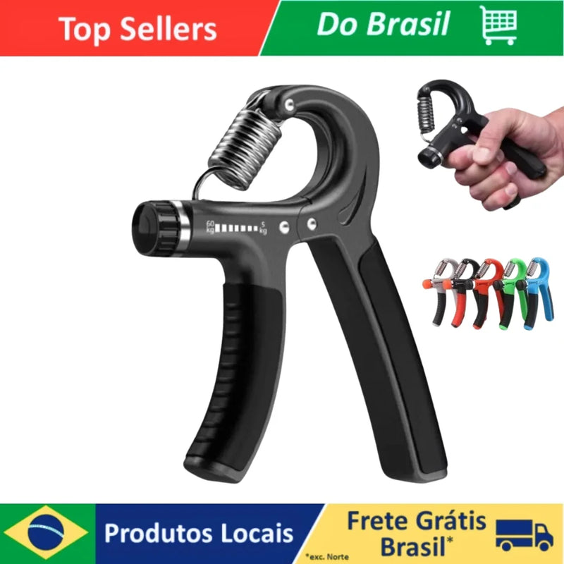 Hand Grip Ajustável – Fortalecimento de Mãos, Punhos e Antebraços