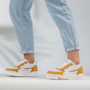 Tênis Sneaker Jade Feminino Casual GuGi Confortável Sola Premium Streetwear Camurça 623-GG