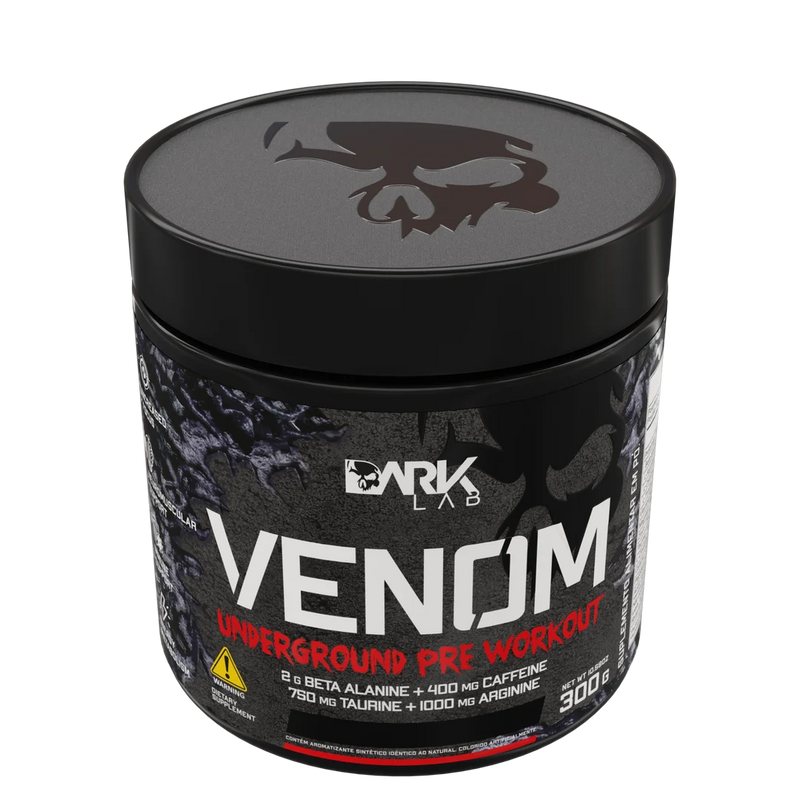 Venom Pré-Treino – Dark Lab | Energia Explosiva, Foco e Força Máxima nos Treinos