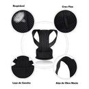 Corretor de Postura Ajustável – Alívio de Dores nas Costas e Ombros