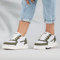 Tênis Sneaker Jade Feminino Casual GuGi Confortável Sola Premium Streetwear Camurça 623-GG