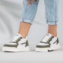 Tênis Sneaker Jade Feminino Casual GuGi Confortável Sola Premium Streetwear Camurça 623-GG