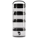 Multi Pack Premium Dark Lab – Organizador Modular de Suplementos e Cápsulas (4 Compartimentos + Porta-Cápsulas)