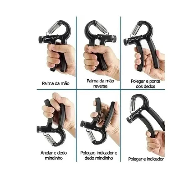 Hand Grip Ajustável – Fortalecimento de Mãos, Punhos e Antebraços