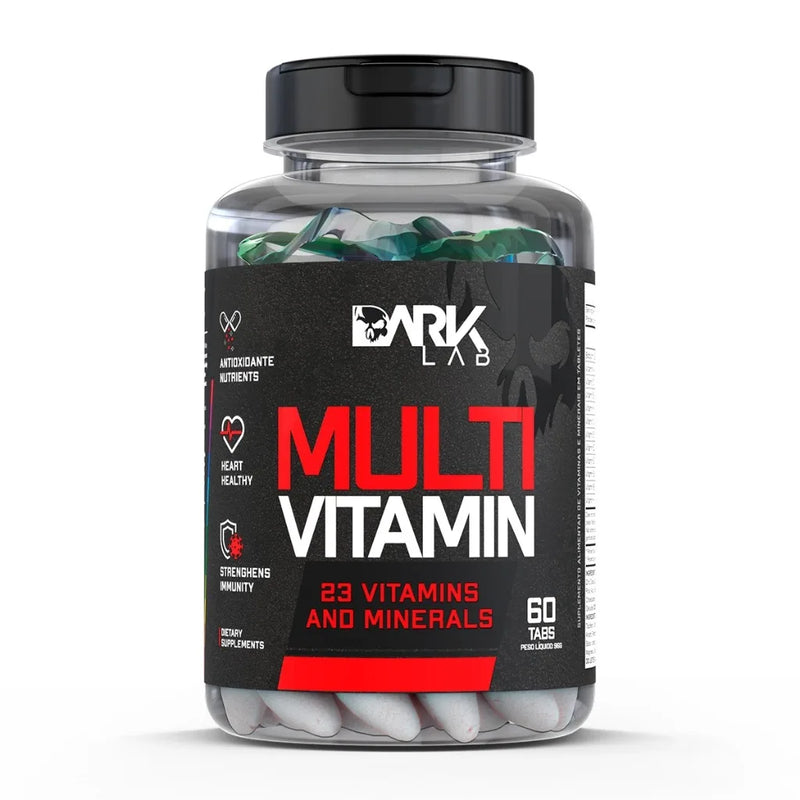 Kit Completo Dark Lab – Dark Mamba + Whey 100% + Multivitamínico + Coqueteleira Premium