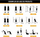 Kit Elástico Extensor 11 Itens – Treino Funcional e Musculação em Casa