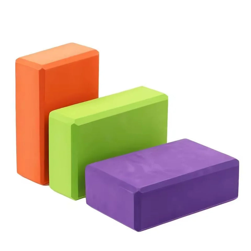 Bloco de Yoga EVA Antiderrapante – Leve, Resistente e Ideal para Alongamento e Equilíbrio