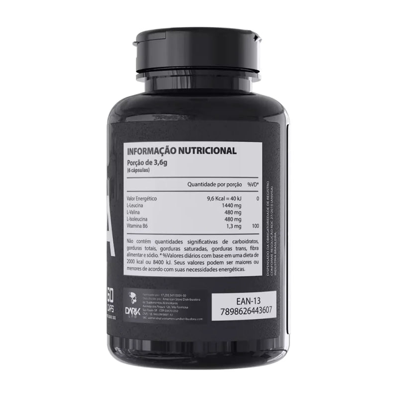 BCAA Dark Lab – Recuperação Muscular e Desempenho Avançado