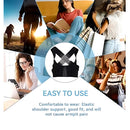 Corretor de Postura Ergonômico Unissex – Ajustável, Confortável e Invisível sob a Roupa