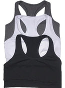 Top Fitness Academia Liso Kit 3 Peças: Alta Sustentação e Conforto