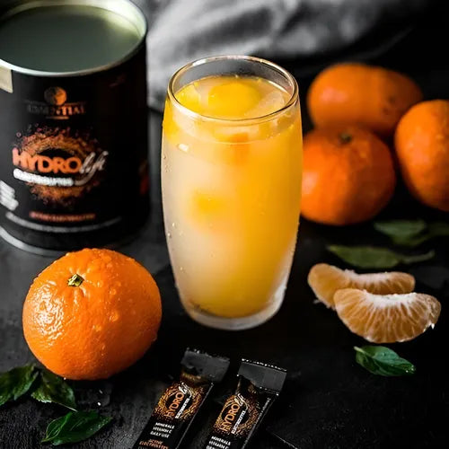 Hydrolift Essential Nutrition: 30 Sticks Tangerina, Hidratação, Eletrólitos, 87g