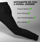 Calça Jogger Masculina Premium Poliamida Bolsos Conforto Proteção UV50+ Flexibilidade Academia Esporte