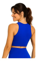 Conjunto Fitness Feminino Premium Bermuda Top Blackout Academia Conforto