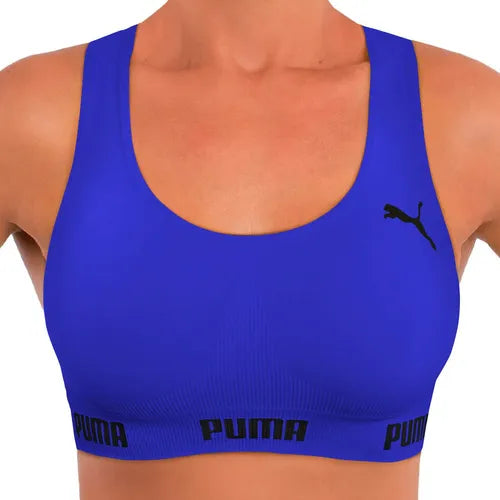 Top Puma Feminino Original Alta Sustentação Confortável para Academia e Fitness