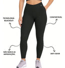Legging Feminina Fitness Suplex Blackout: Zero Transparência, Conforto e Segurança