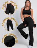 Calça Legging Flare Zero Transparência Grossa Academia: Conforto e Estilo Superior