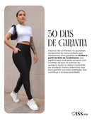 Legging Fitness Ultimate: Bolso Lateral, Zero Transparência, Conforto Excepcional para Treino.