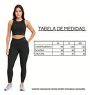 Legging Feminina Fitness Suplex Blackout: Zero Transparência, Conforto e Segurança