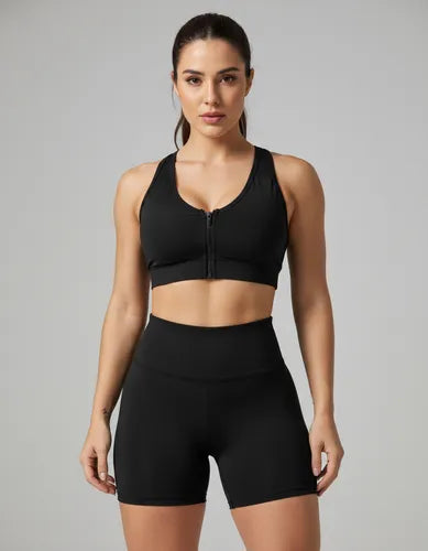 Short Legging Feminina Suplex Cintura Alta Confortável para Fitness