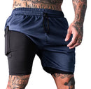 Kit 2 Shorts Masculinos Dryfit 2 em 1: Performance e Conforto na Academia
