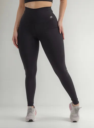 Legging Feminina Fitness Suplex Blackout: Zero Transparência, Conforto e Segurança