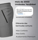 Bermuda Masculina Premium Poliamida: Conforto e Flexibilidade para Academia e Fitness