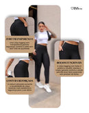 Legging Fitness Ultimate: Bolso Lateral, Zero Transparência, Conforto Excepcional para Treino.