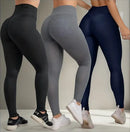 Kit 3 Calças Legging Femininas Grossas Cós Alto Suplex Academia