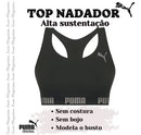 Top Esportivo Puma Original Fitness Nadador Alta Sustentação Conforto Microfibra