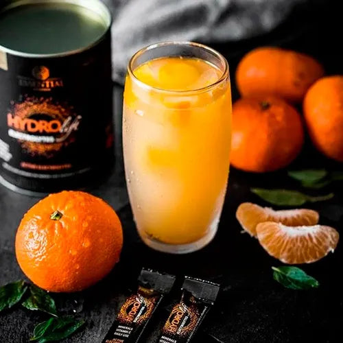 Hydrolift Essential Nutrition: 30 Sachês Eletrólitos Sabor Tangerina para Hidratação e Vitalidade