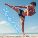 Shorts Masculino 2 em 1 Térmico Compressão Bolso Secreto Academia Corrida Fitness