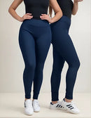 Kit 3 Calças Legging Femininas Grossas Cós Alto Suplex Academia