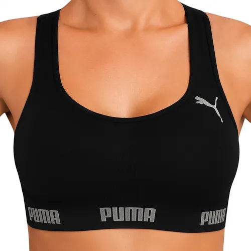 Top Puma Feminino Original Alta Sustentação Confortável para Academia e Fitness