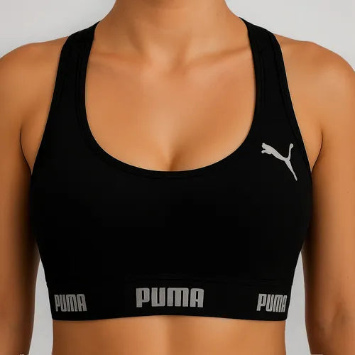 Top Esportivo Puma Original Fitness Nadador Alta Sustentação Conforto Microfibra