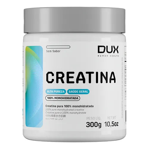 Creatina Monohidratada Pura Dux Nutrition 300g: Força, Energia e Desempenho Máximo