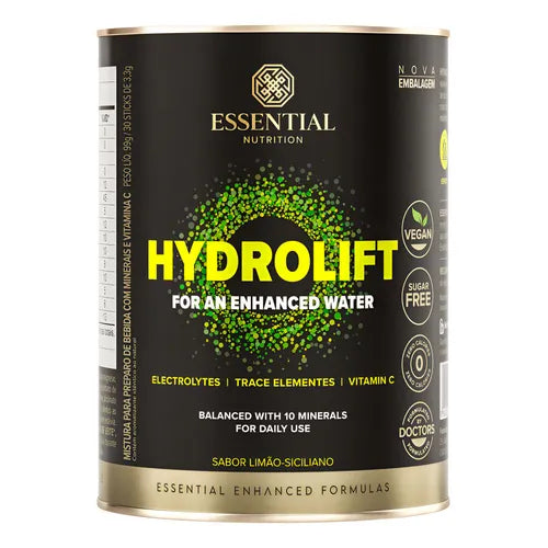 Hydrolift Eletrólitos + Vit C: Hidratação Essencial, 30 Sticks Sabor Limão Siciliano