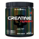 Creatina Turbo Black Skull 300g Sem Sabor: Potência Pura para Treinos Intensos