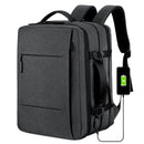 Mochila Empresarial Antifurto com Porta USB – Impermeável, Expansível e Reforçada