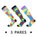 Meias de Compressão Femininas – 3 Pares