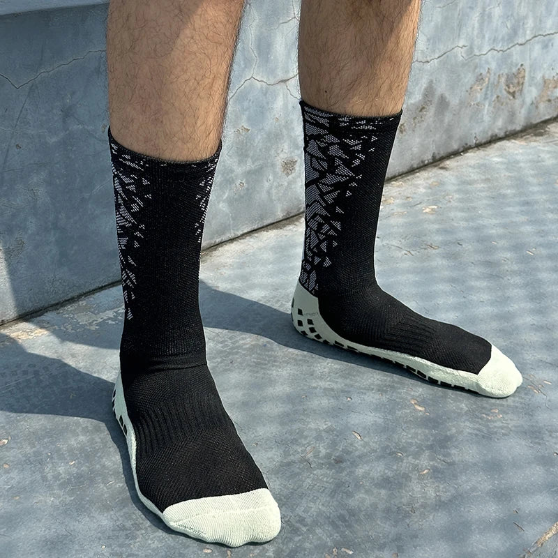 Meias Futebol Antiderrapantes – Grossas, 1 Par