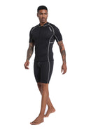 Roupa de Mergulho Masculina DEMMET – Neoprene 1.5mm / 3mm – Manga Curta e Shorts Separados