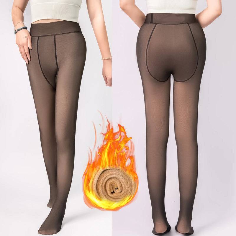 Calça Feminina Transparente em Poliéster – Modelo Justo