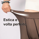 Calça Feminina Transparente em Poliéster – Modelo Justo