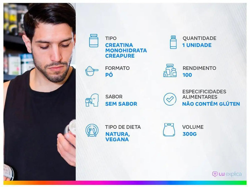 Creatina Monohidratada Creapure – Nutrify Real Foods (300g)