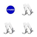 Kit com 3 Pares de Meias Masculinas de Compressão Leve – Conforto, Respiração e Desempenho