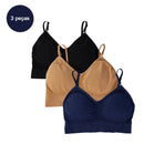 3 Peças - Conjunto Feminino Sem Costura