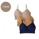 3 Peças - Conjunto Feminino Sem Costura