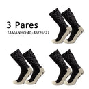 Meias Futebol Antiderrapantes – Grossas, 1 Par