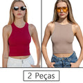 Conjunto Feminino Cropped e Short Fitness em Poliamida e Elastano – Alta Elasticidade e Conforto Premium